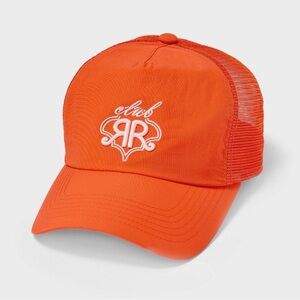NWT Roller Rabbit Womens Limited-Edition Coral Embroidered Mesh Baseball hat